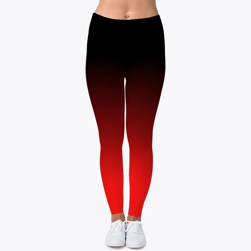 LooKNINE Black Cherry Gradient Leggings