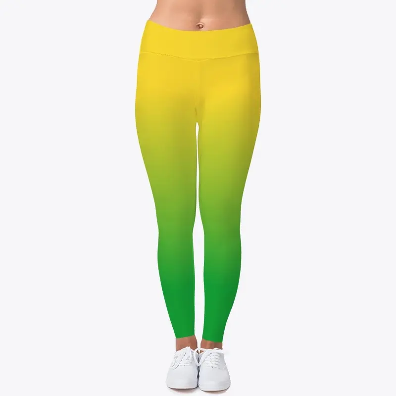 LooKNINE Lemon Lime Gradient Leggings