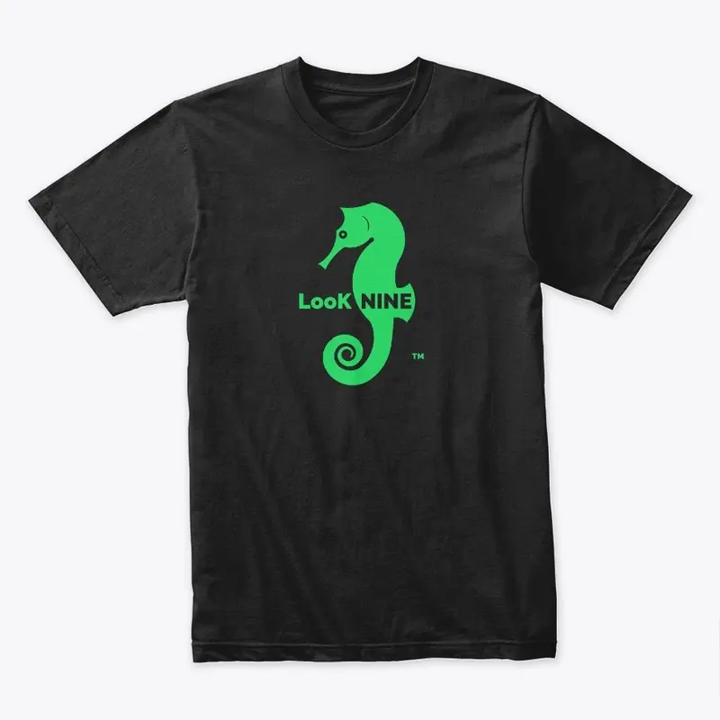 Classic Green Seahorse Logo