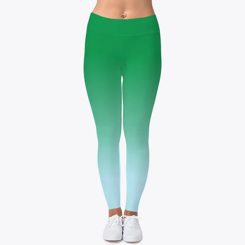 LooKNINE Cool Mint Gradient Leggings