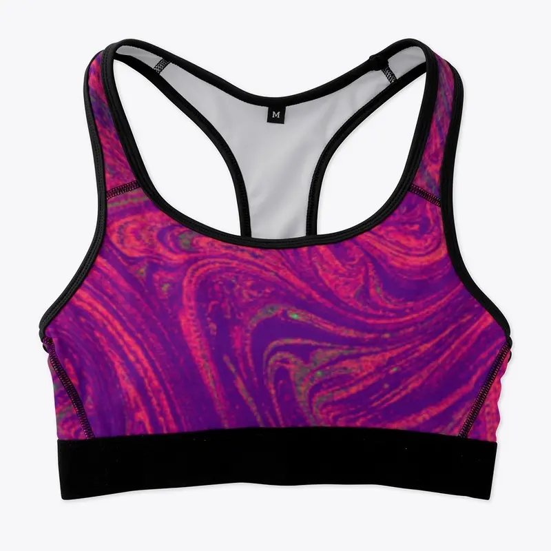 Mystic Swirl Sports Bra