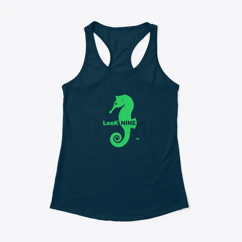 Classic Green Seahorse Logo